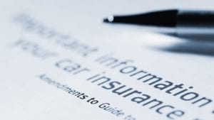 Car Insurance Form Stock Photo